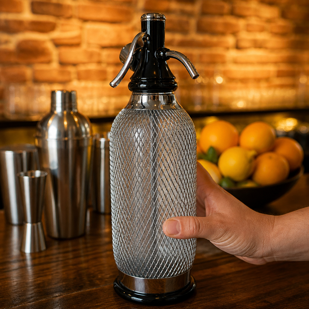 1 Litre Commercial Soda Siphon for Drinks Service