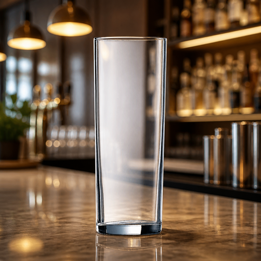Commercial Hi Ball Glasses 310ml Clear Toughened Glass 24 Pack