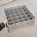 Commercial Glass Rack 25 Compartments Max Height 133mm