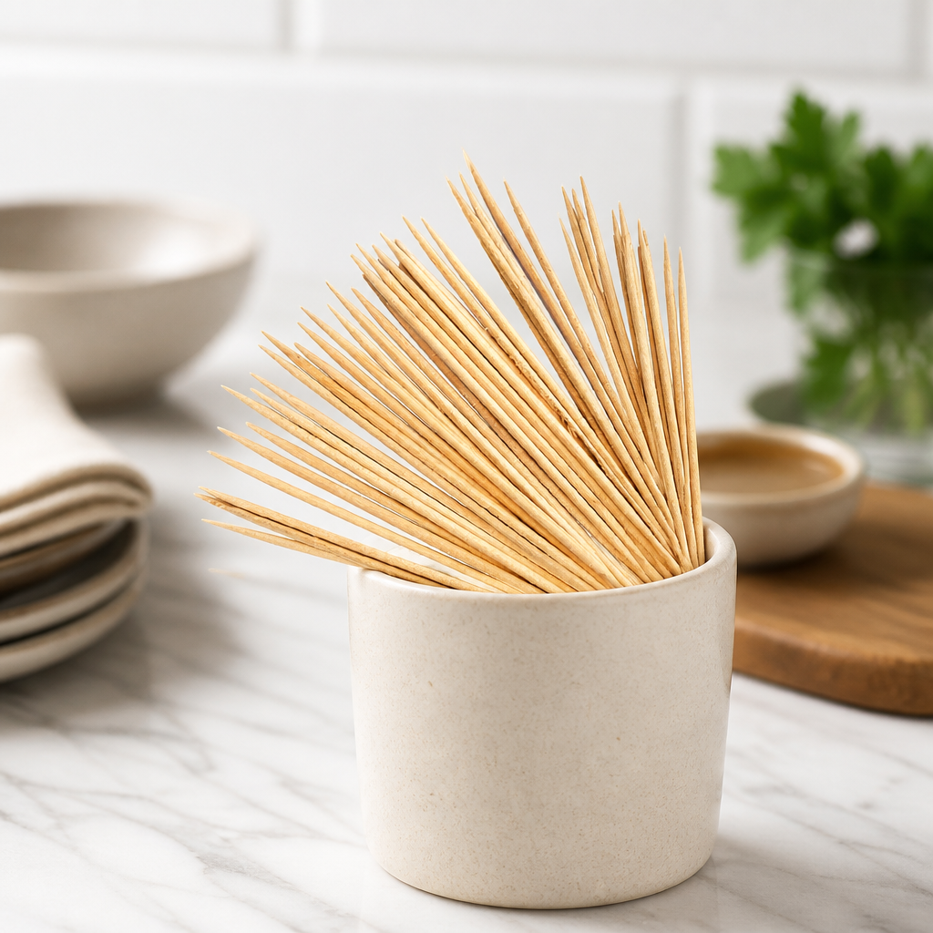 Wooden Cocktail Sticks 1000 Pack for Commercial Use