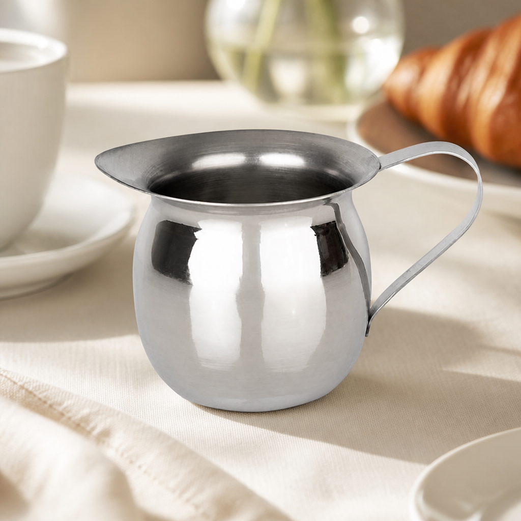 Commercial Stainless Steel Milk Jug 120ml for coffee service