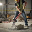 Premium Heavy Duty Sledge Hammer with Fibreglass Handle, 7LB for Building and Demolition Work