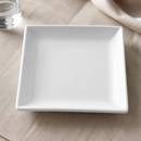 Commercial White Porcelain Square Starter Plates 180mm 12 Pack