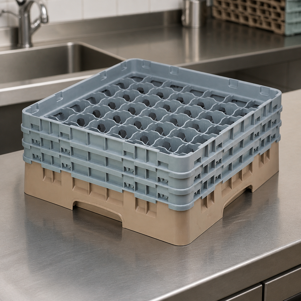 Commercial Warewasher Basket 49 Compartments Max Glass Height 174mm