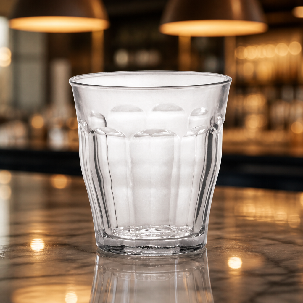 Commercial Glass Tumblers 310ml - 6 Pack Clear Water Glasses