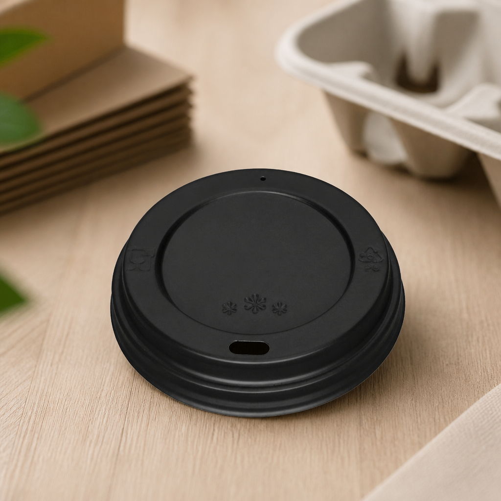 Recyclable Coffee Cup Lids 340ml 455ml Disposable 1000 Pack