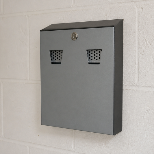 Commercial Wall Mounted Ash Bin for Outdoor Spaces