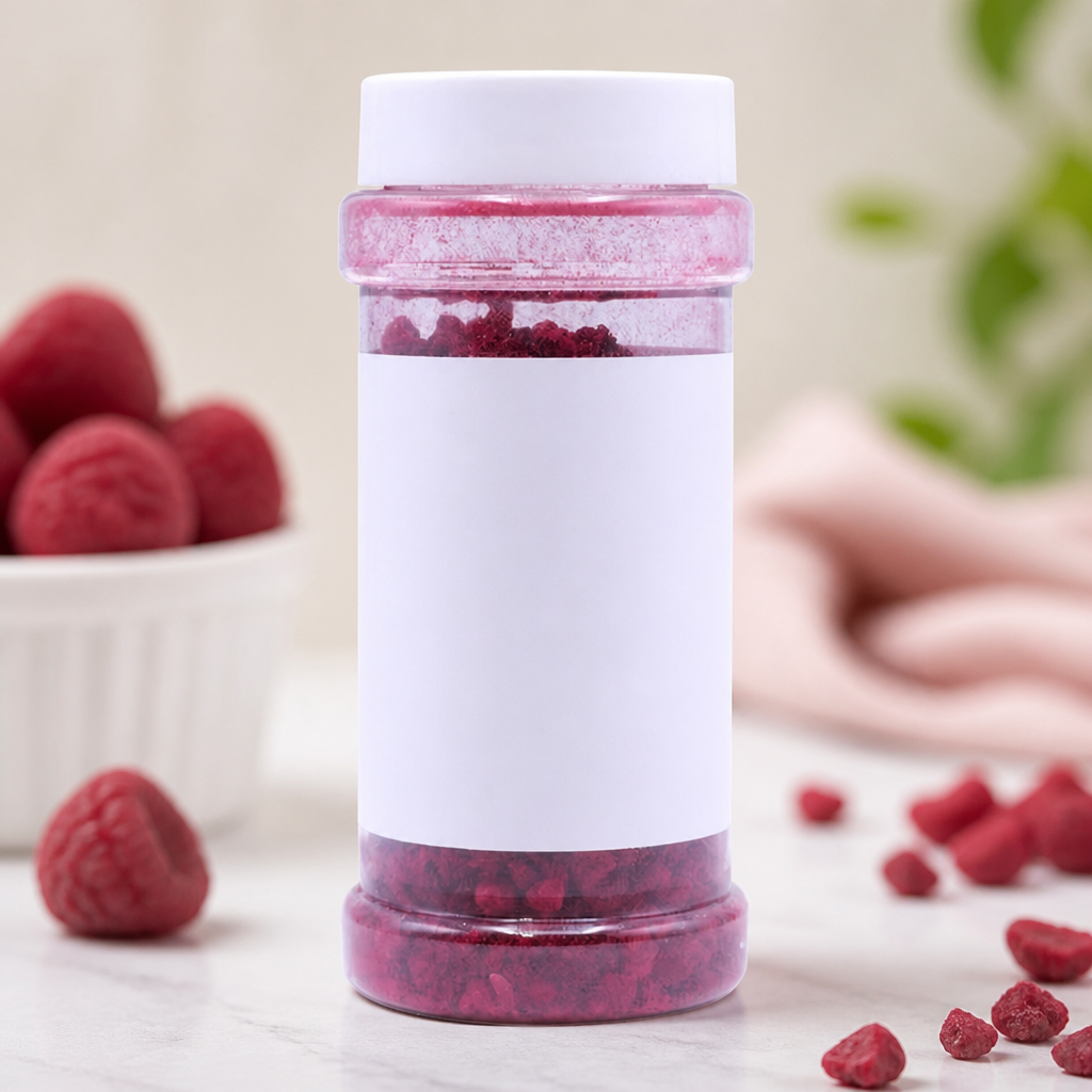 Commercial Freeze Dried Raspberry Pieces 12g Drink Topping