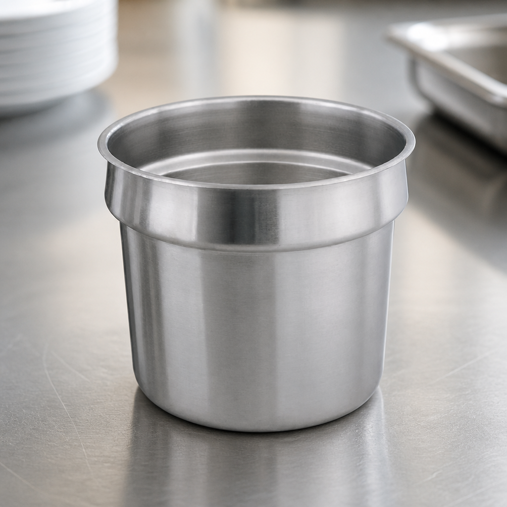 7Ltr Commercial Bain Marie Liner with Lid for Heated Wells