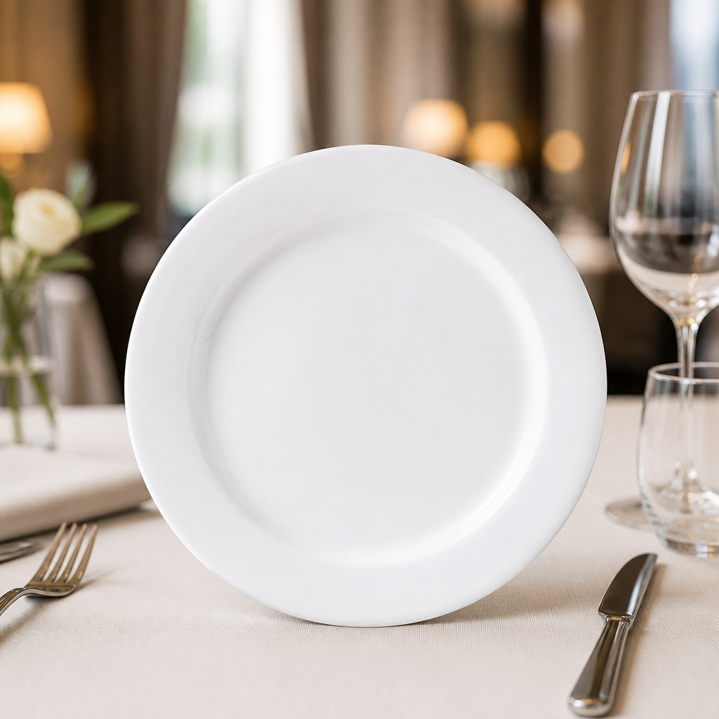 Commercial Porcelain Plates 305mm - 12 Pack