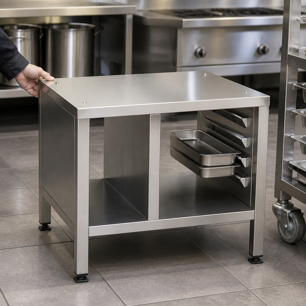 Commercial Stand for Combi-Duo XS Cooking System 556mm High