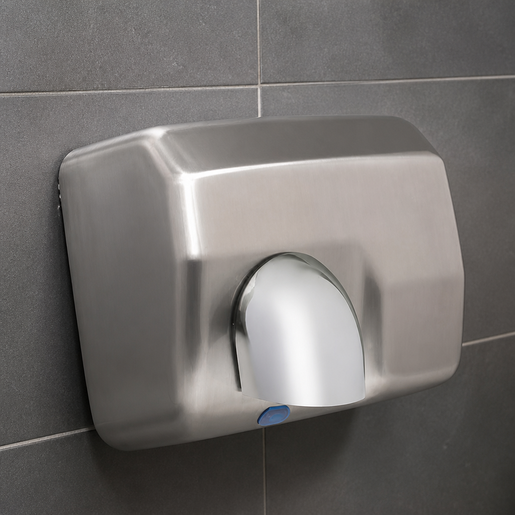 Commercial Automatic Hand Dryer Stainless Steel 2.5kW Capacity