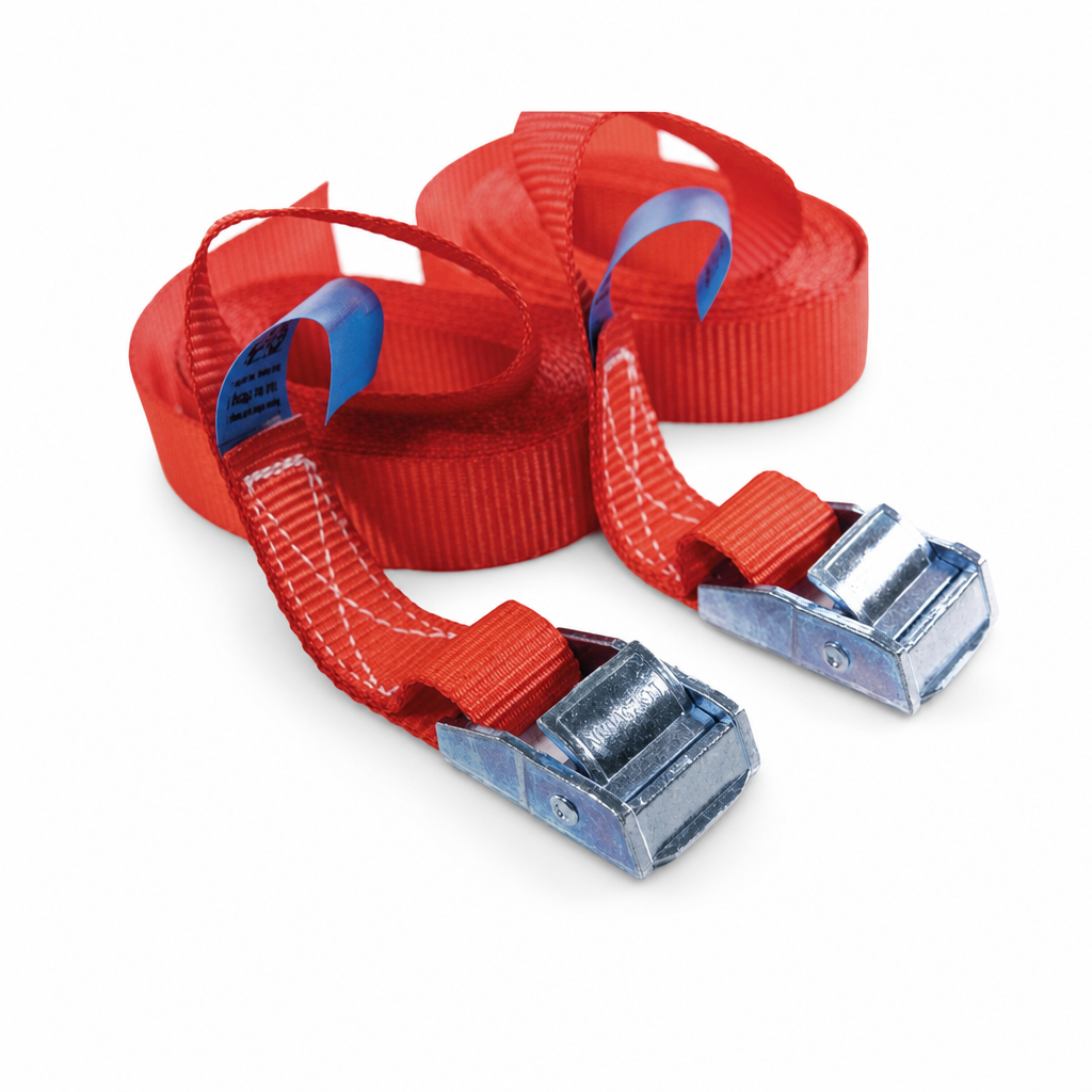 3m Tie Down Straps with Cam Buckles 250kg Load