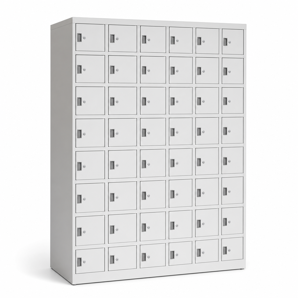40 Door Personal Effects Lockers with Antibacterial Coating