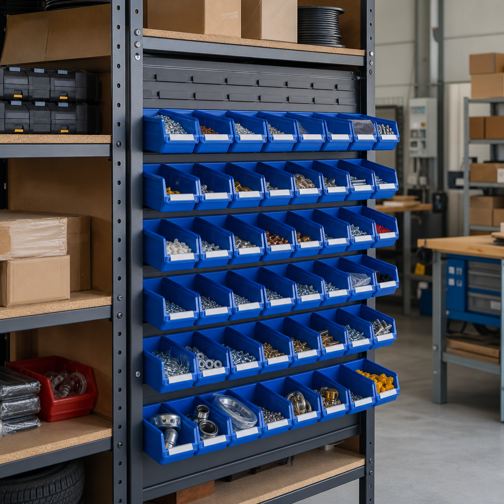 40 Small Parts Bin Kit with Louvre Panel