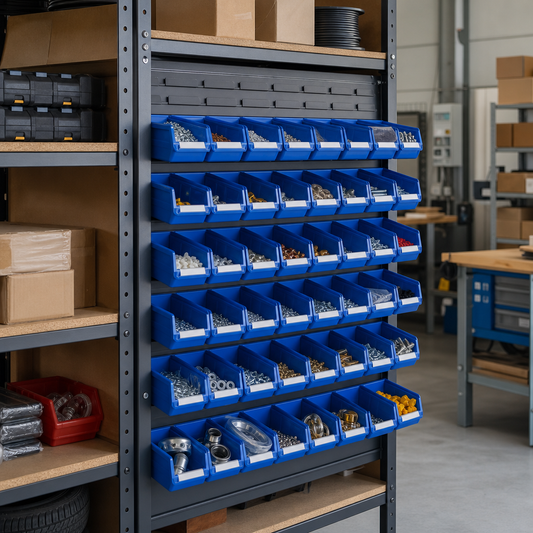 40 Small Parts Bin Kit with Louvre Panel