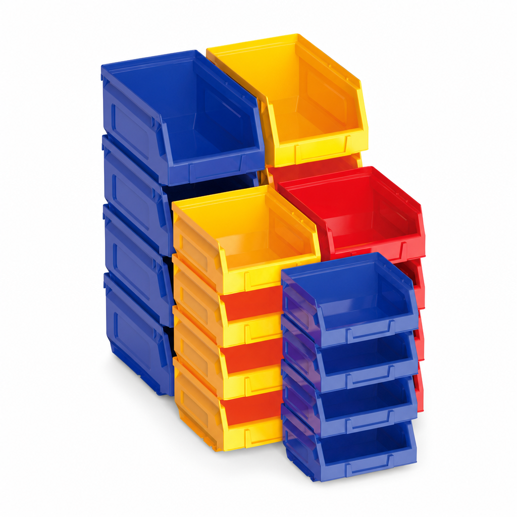 40 Small Parts Bin Kit with Louvre Panel