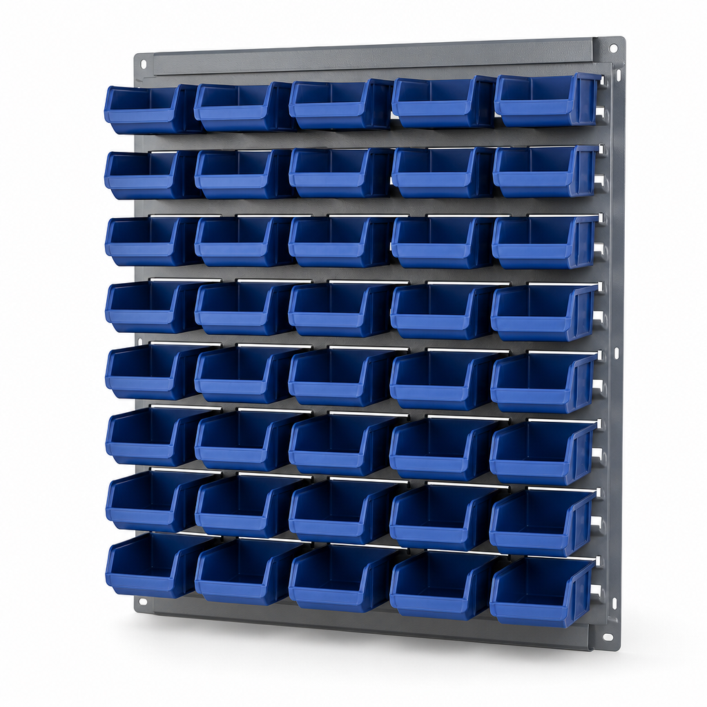 40 Small Parts Bin Kit with Louvre Panel