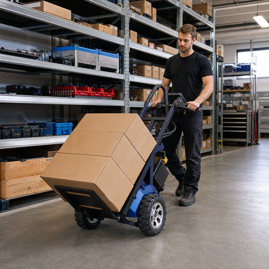 400kg Compact Electric Powered All-Terrain Sack Truck