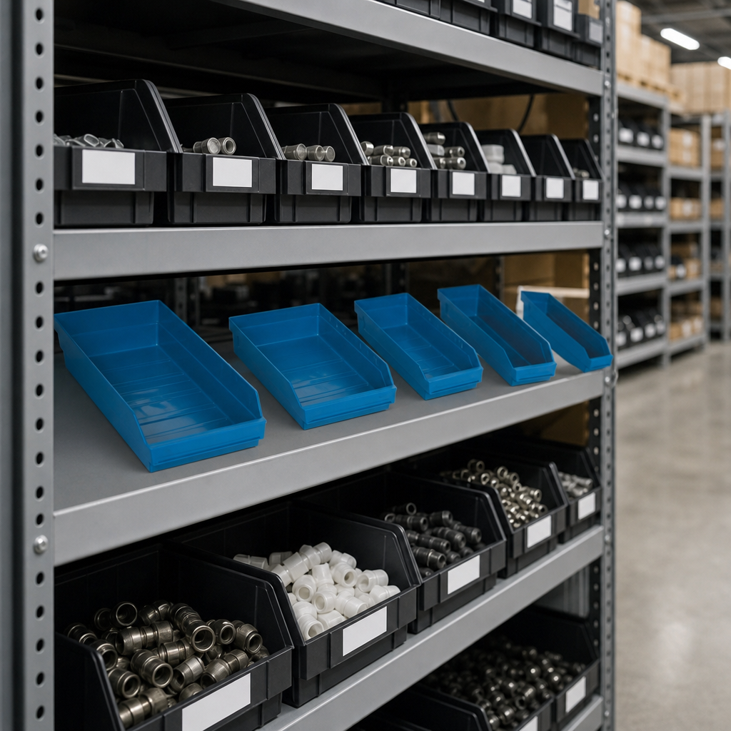 400mm Deep Plastic Component Storage Bins