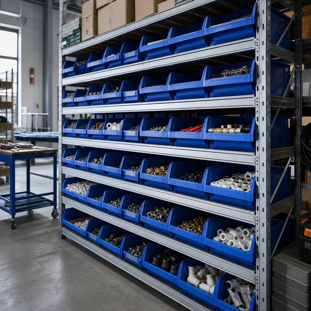 400mm Deep Plastic Component Storage Bins