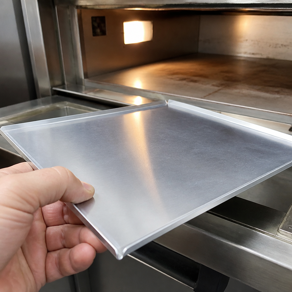 Commercial Aluminium Baking Tray for Mini Deck Oven 42x45.5cm