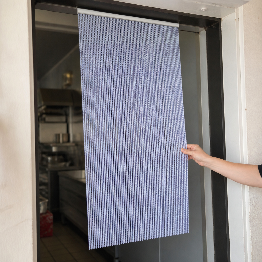Commercial Fly Screen 100m2 Coverage Easy Install Blue 1950mm