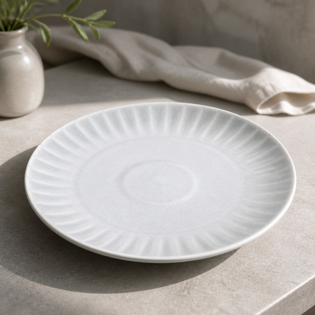 Commercial Porcelain Plates 280mm Grey 6 Pack Vitrified Dinnerware
