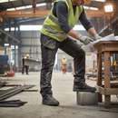 Premium Heavy Duty Safety Boot with Aluminium Perforated Toecap and Breathable Membrane for Enhanced Comfort and Protection