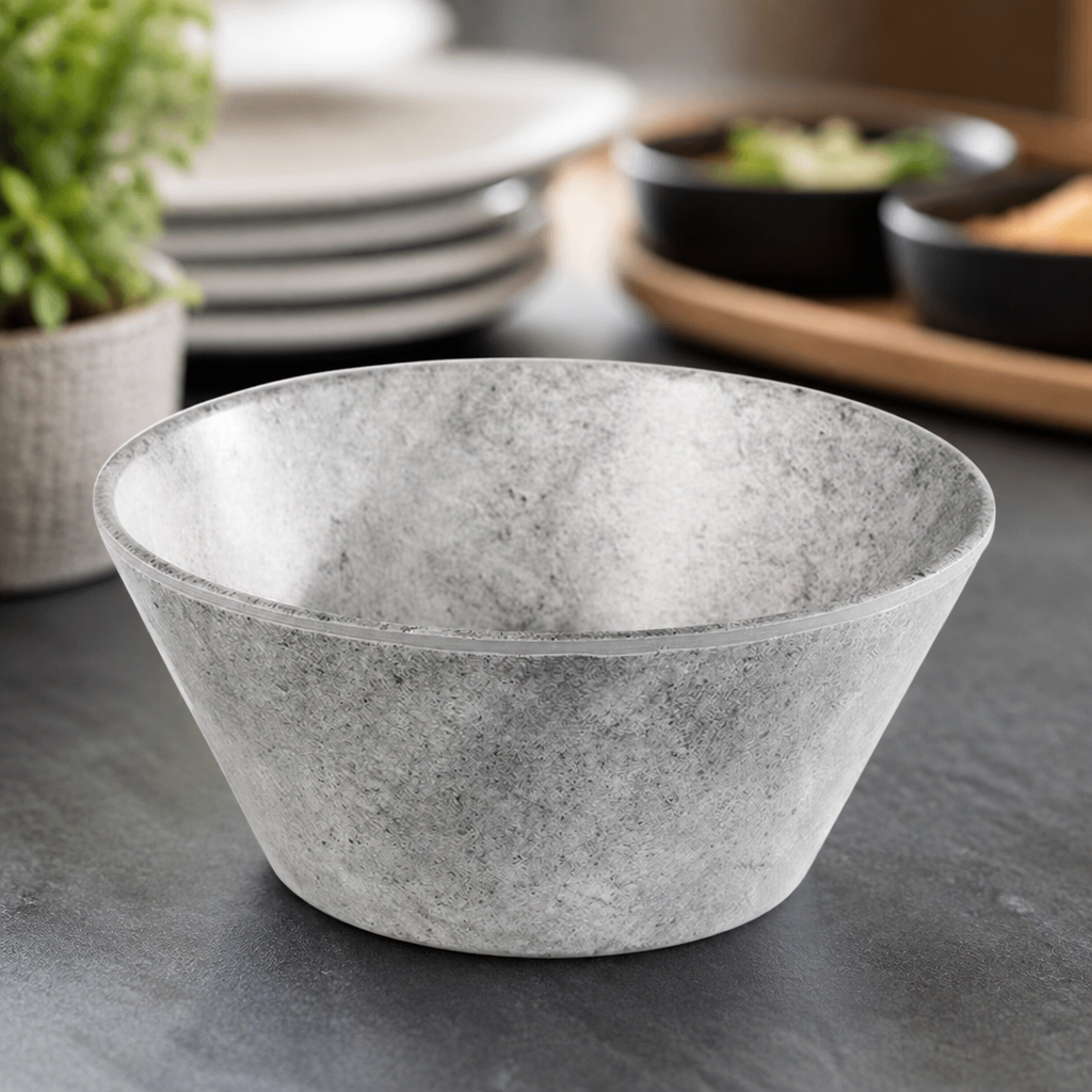 Commercial Melamine Round Bowl 160mm 500ml Stackable Design