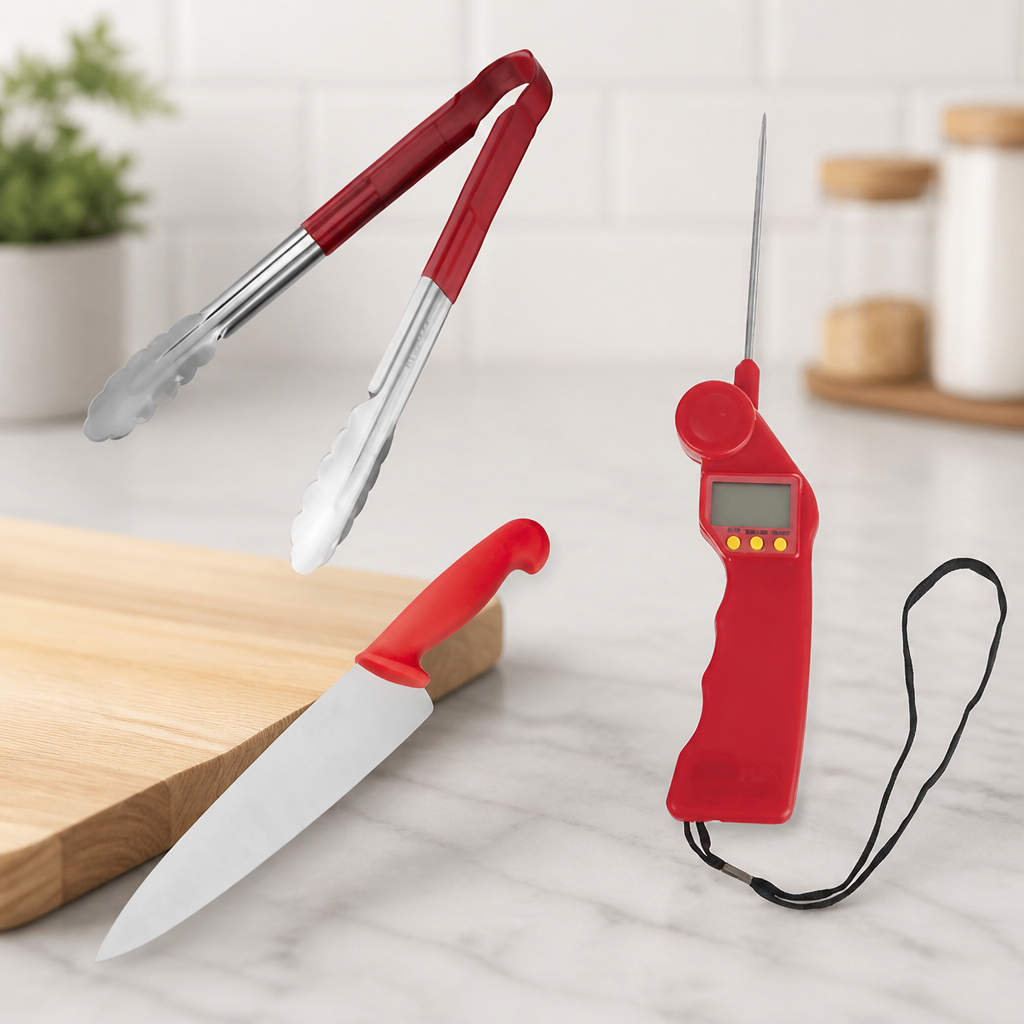 Colour-Coded 3-Piece Set Red