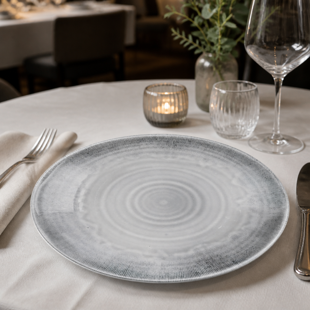 Commercial Coupe Bowls 279mm Grey Vitrified 12 Pack