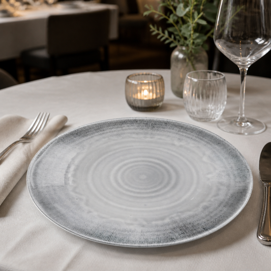 Commercial Coupe Bowls 279mm Grey Vitrified 12 Pack