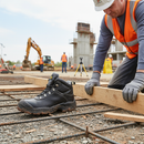 Premium Split Leather Safety Boot S3 - Water Resistant, Steel Toe, Energy Absorbing, Sizes 7-13