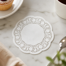 Commercial Paper Doilies 100mm Round - 250 Pack