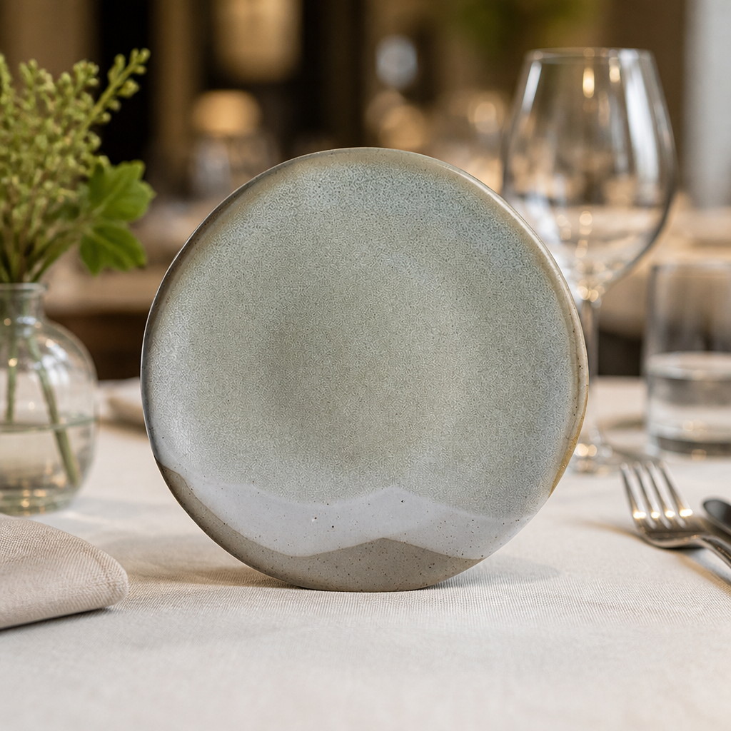 Commercial Forager Plates 130mm Vitrified Stoneware 48 Pack