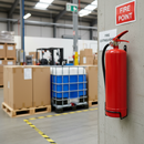 Premium 1KG Dry Powder Fire Extinguisher - Versatile Fire-Fighting Solution for Electrical, Liquid, and Vehicle Fires