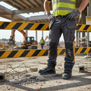 Premium Lightweight Blue and Black Safety Shoes S3 SRC for Comfort and Protection in All Work Environments