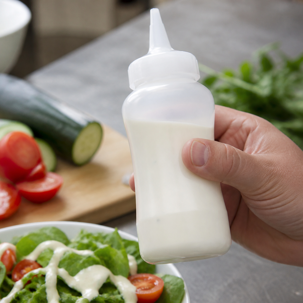 150ml BPA Free Commercial Squeeze Sauce Bottle