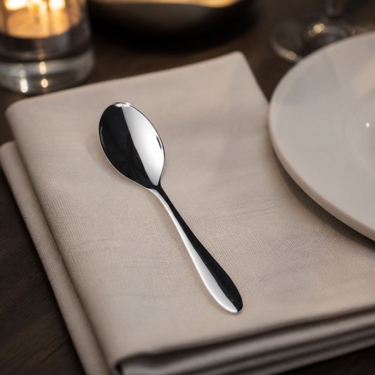 Commercial Stainless Steel Dessert Spoons 12 Pack