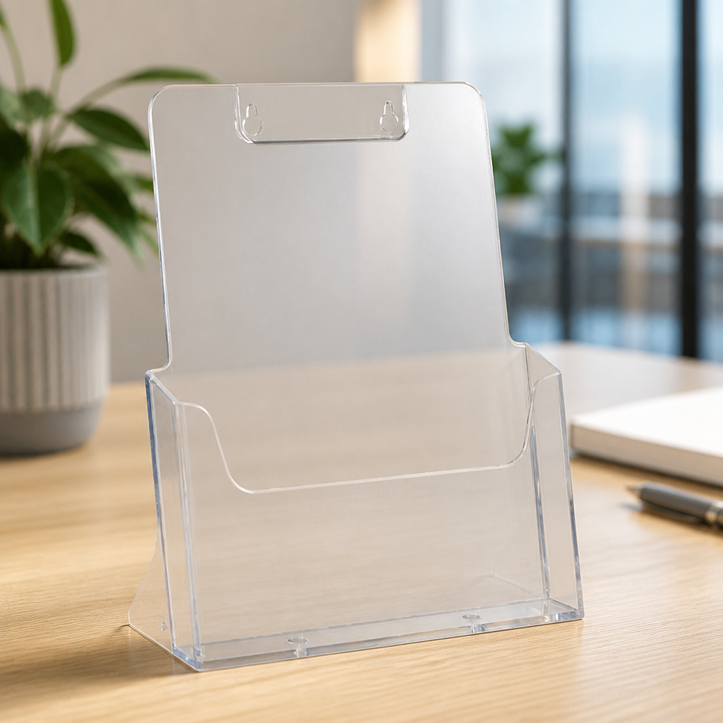 Leaflet Holder for Reception Areas - 32 Capacity Display