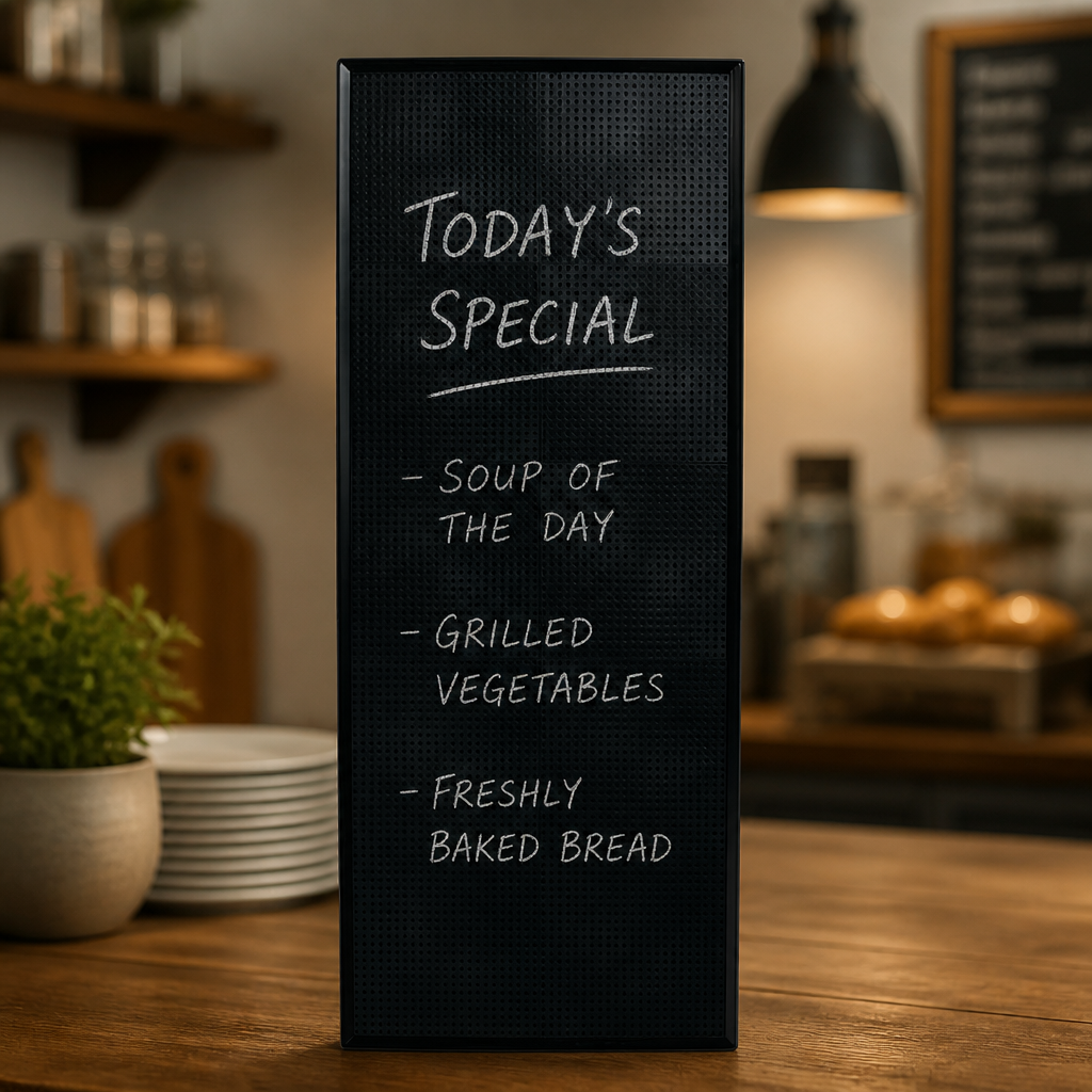Commercial Peg Board 305 x 760mm for Flexible Message Display