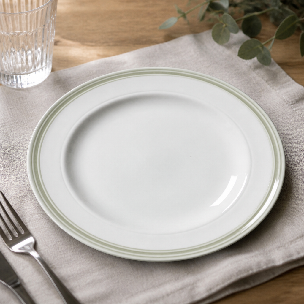 Commercial Plates 255mm - 12 Pack Bead Design