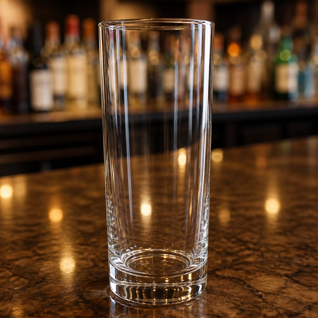 360ml clear hi ball glasses in a 12 pack