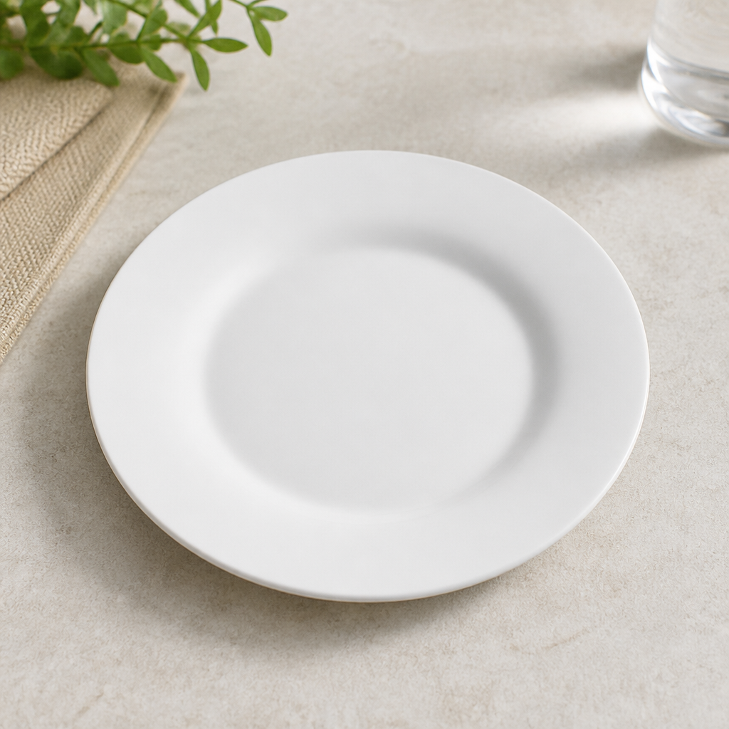 150mm Melamine Round Plates - 12 Pack Commercial Crockery