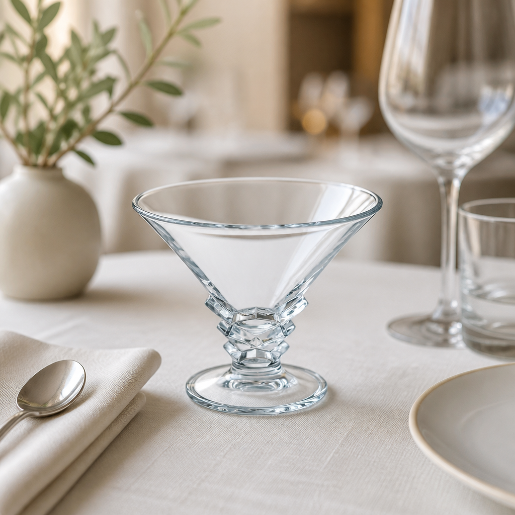 Commercial Sundae Glasses 220ml Clear 24 Pack Dessert Dishes