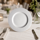 Commercial 270mm White Mid Rim Plates - 24 Pack