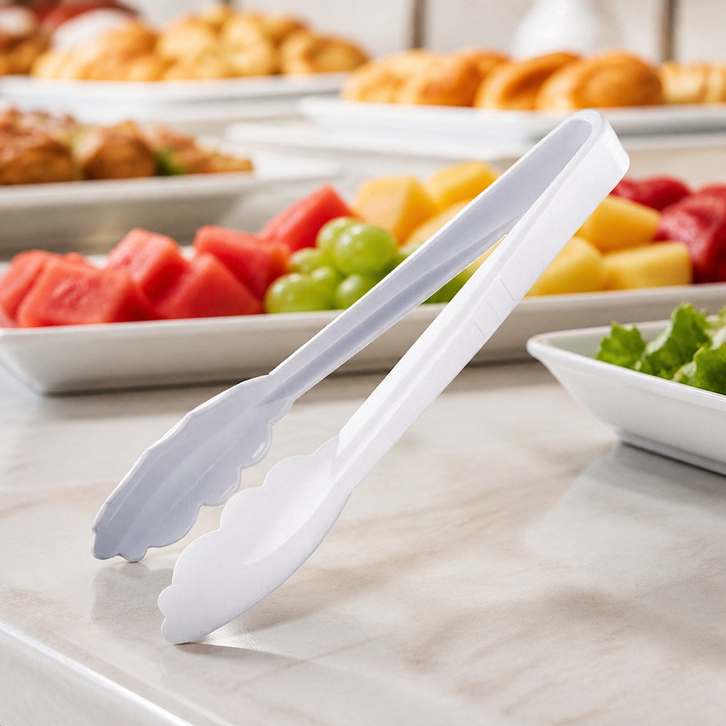 9" lightweight polycarbonate commercial tongs
