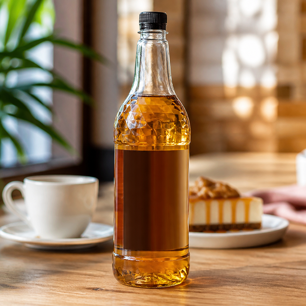 1Ltr Commercial Caramel Syrup for beverages and desserts
