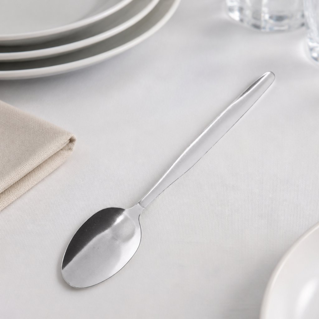 Commercial Stainless Steel Service Spoon 12 Pack 203mm
